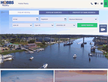 Tablet Screenshot of hobbsrealty.com